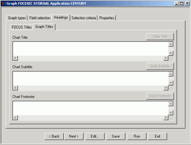 Graph Assistant  Headings tab