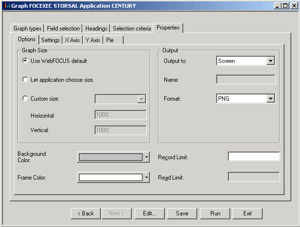 Options subtab DevStudio