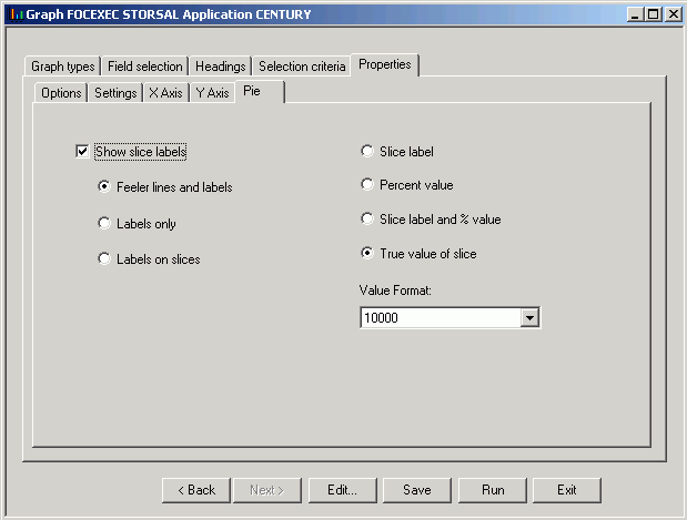 Pie subtab DevStudio
