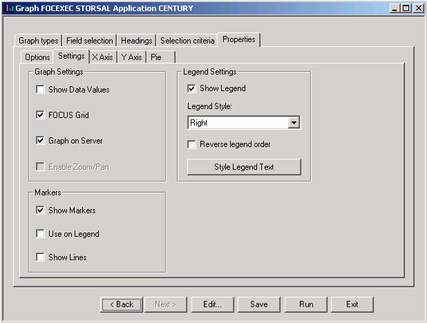 Settings subtab DevStudio