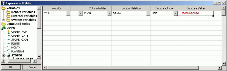 Expression Builder