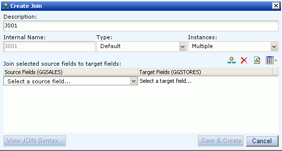 Create Join dialog box