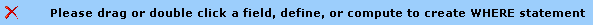preview of filter expression