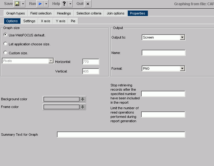 Options subtab MR