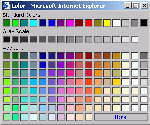 Color palette box